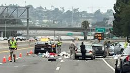 State Route 163 Multi-Vehicle Crash Leaves 1 Dead in San Diego